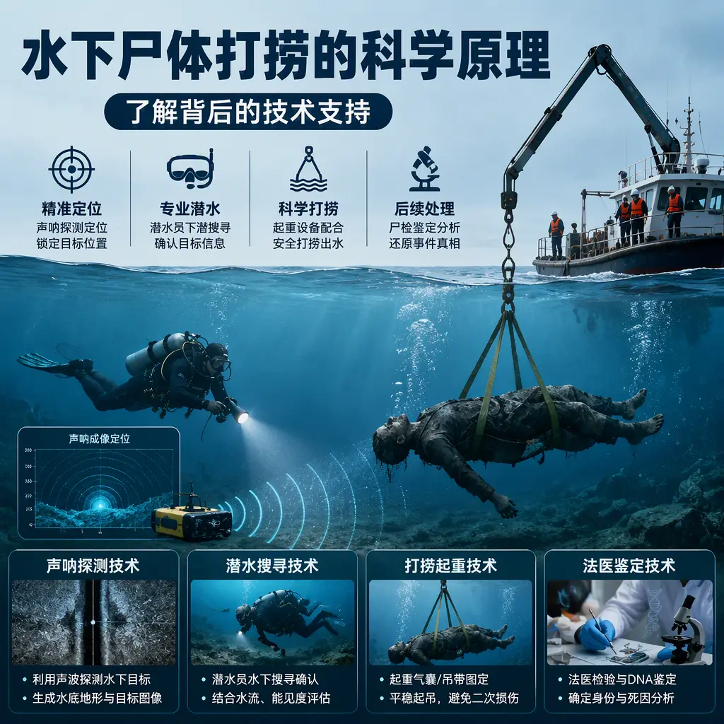 鼓楼水下尸体打捞的科学原理，了解背后的技术支持